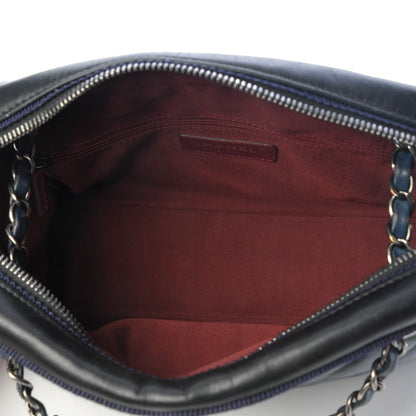 Chanel Calfskin Quilted Small Ballerine Camera Case Dark Blue 5 of 8
