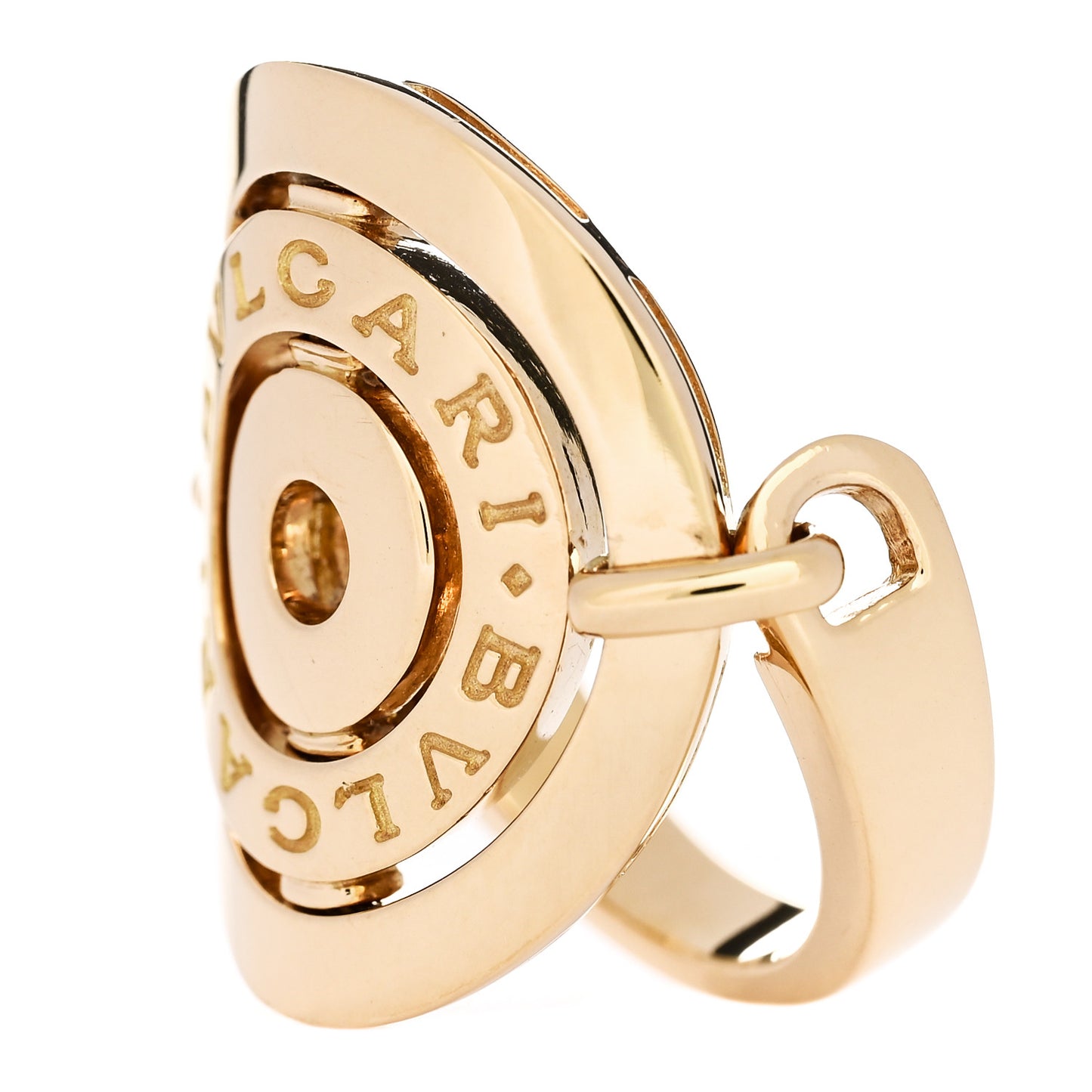 18K Yellow Gold Astrale Cerchi Ring 51 5.75