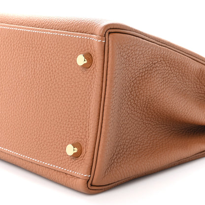 Hermes Togo Kelly Retourne 32 Gold 10 of 11