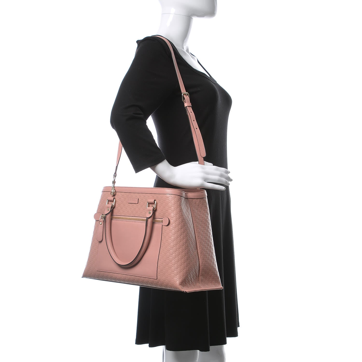 Gucci Soft Microguccissima Medium Tote Soft Pink 2 of 10