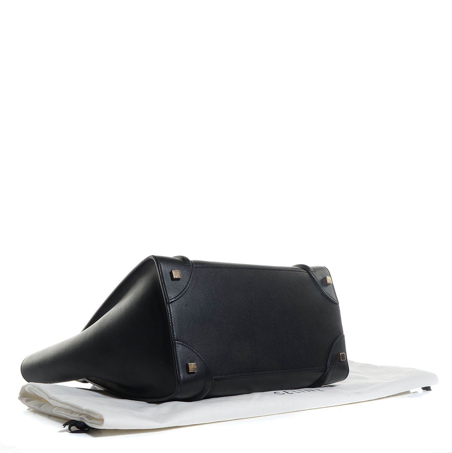 Celine Smooth Calfskin Micro Luggage Black 4 of 8