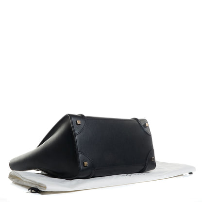 Celine Smooth Calfskin Micro Luggage Black 4 of 8
