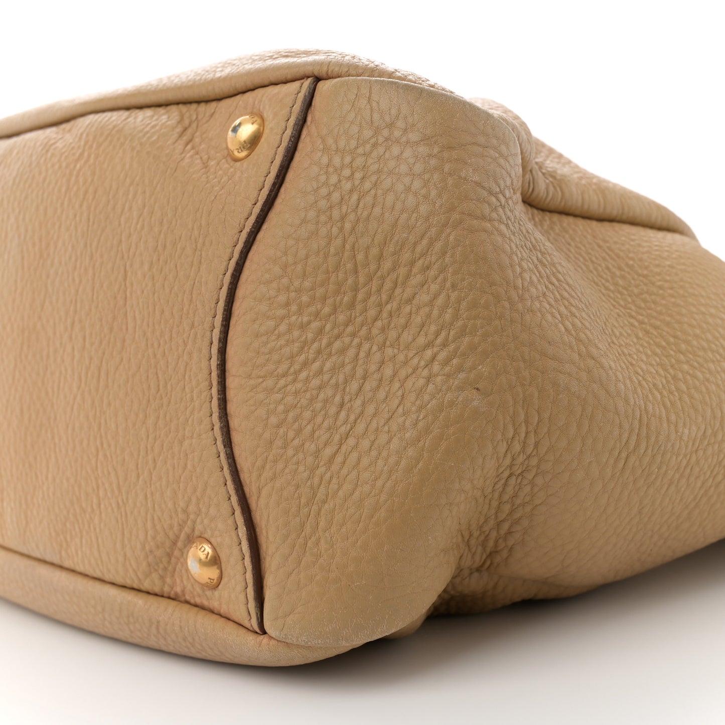 Vitello Daino Side Pocket Hobo Noisette