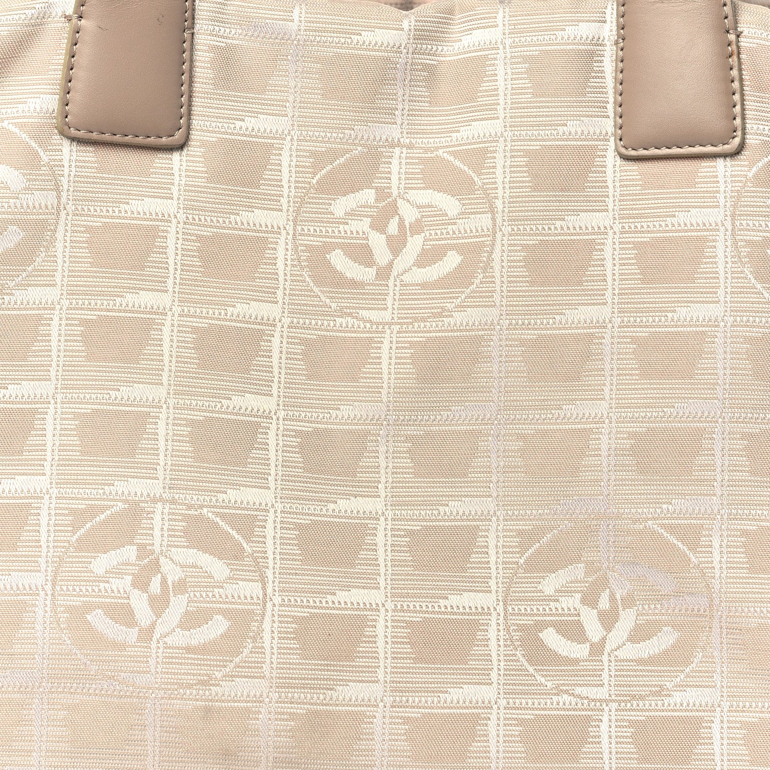 Chanel Nylon Medium Travel Tote Beige 8 of 15