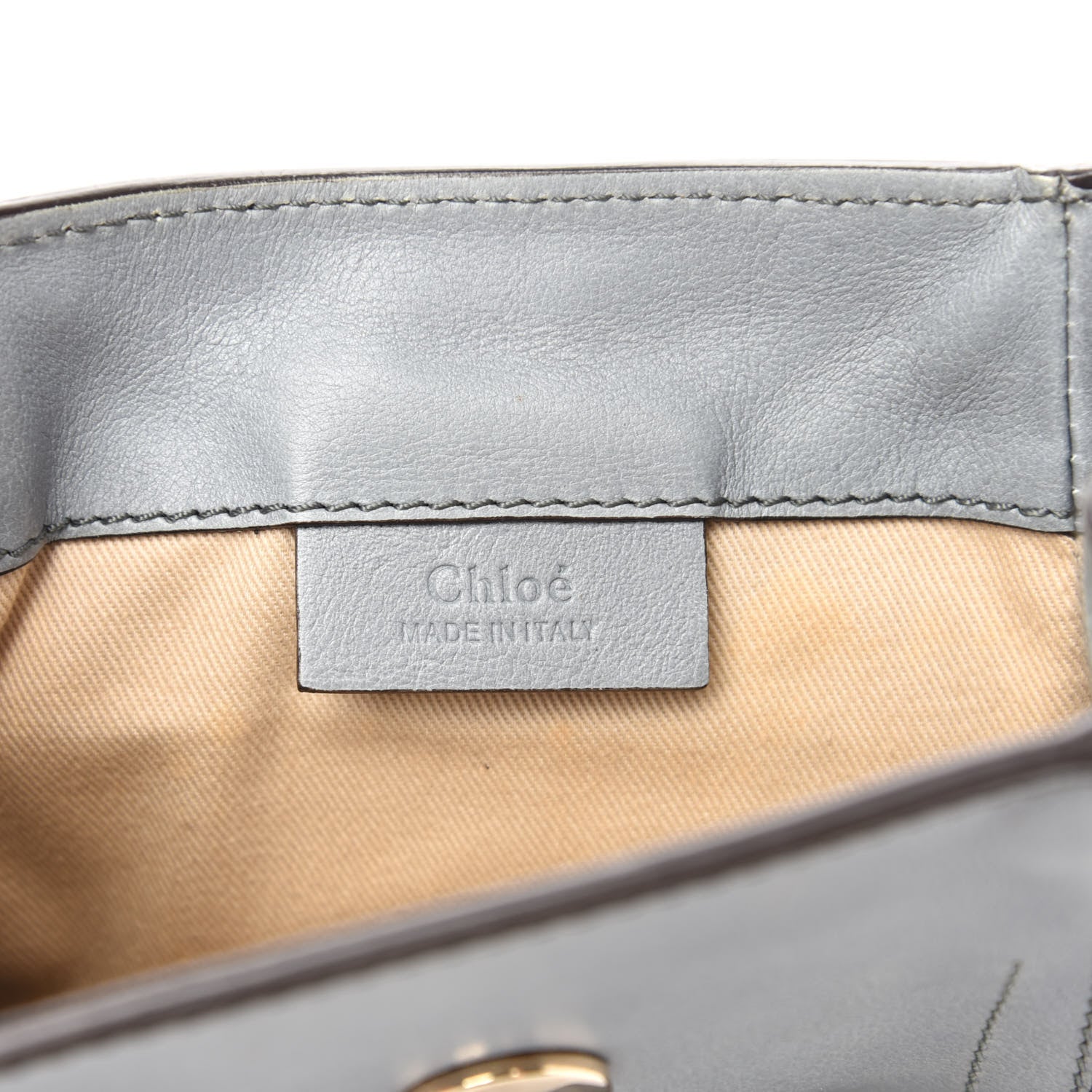 Chloe Suede Calfskin Mini Faye Backpack Airy Grey 7 of 14