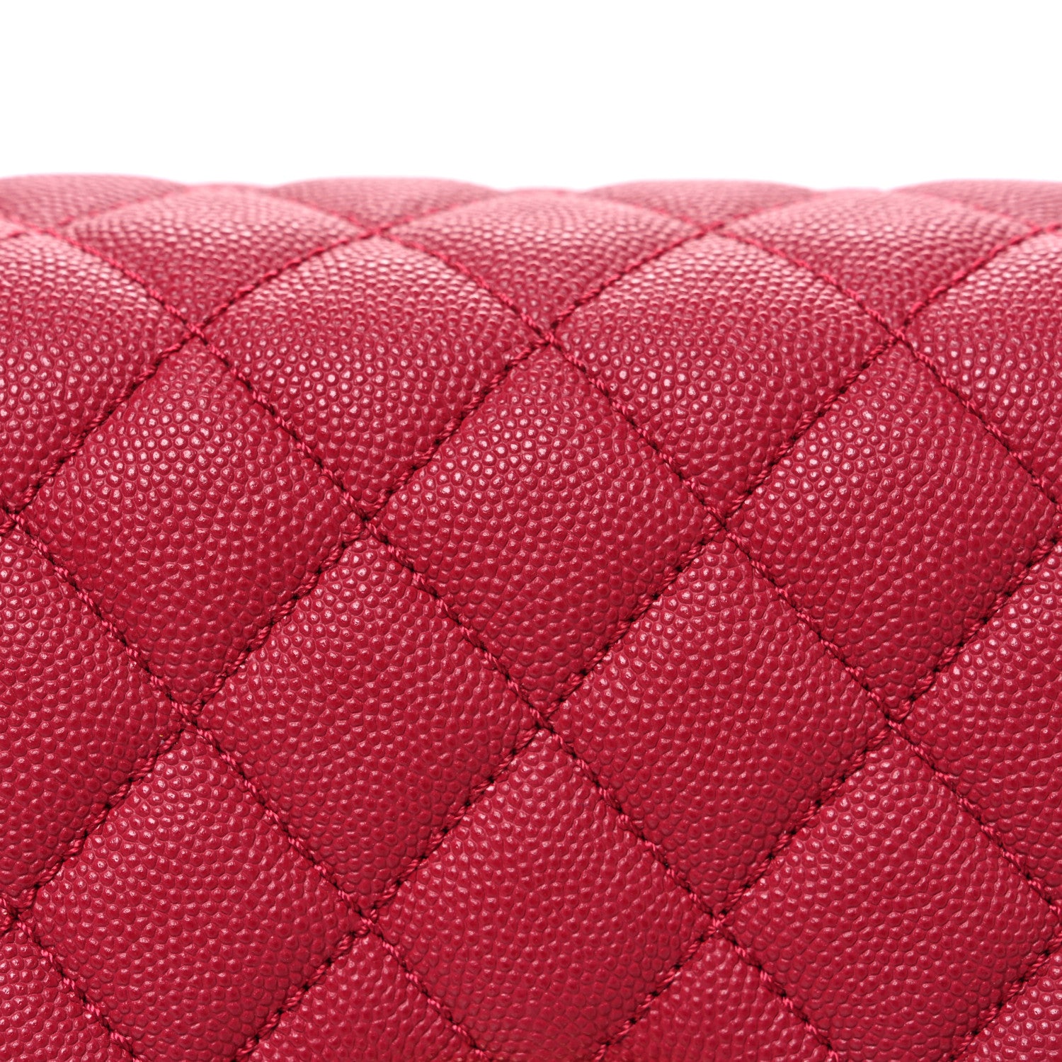 Chanel Caviar Quilted Small Coco Handle Flap Dark Pink 8 of 10