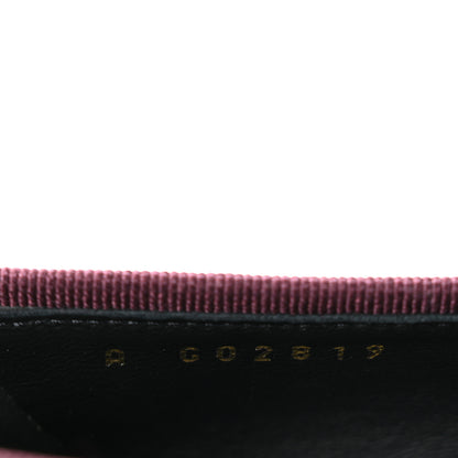 Chanel Patent Calfskin Crocodile Embossed Cap Toe CC Ballerina Flats 36.5 Dark Burgundy Black 9 of 10