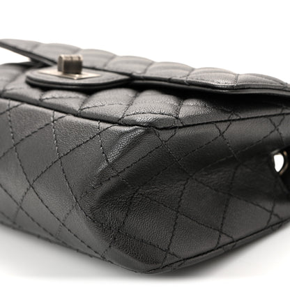 Chanel Goatskin Quilted 2.55 Reissue Mini Flap Dark Silver 9 of 10