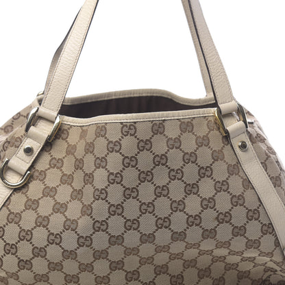 Gucci Monogram Medium Abbey Shoulder Bag Off White 9 of 11