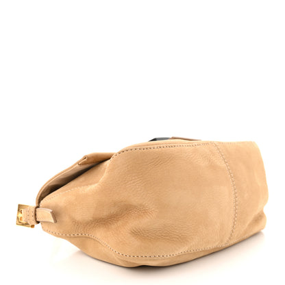Fendi Vitello Savana Mini Mama Baguette Caramello Tartaruga Natural 4 of 10