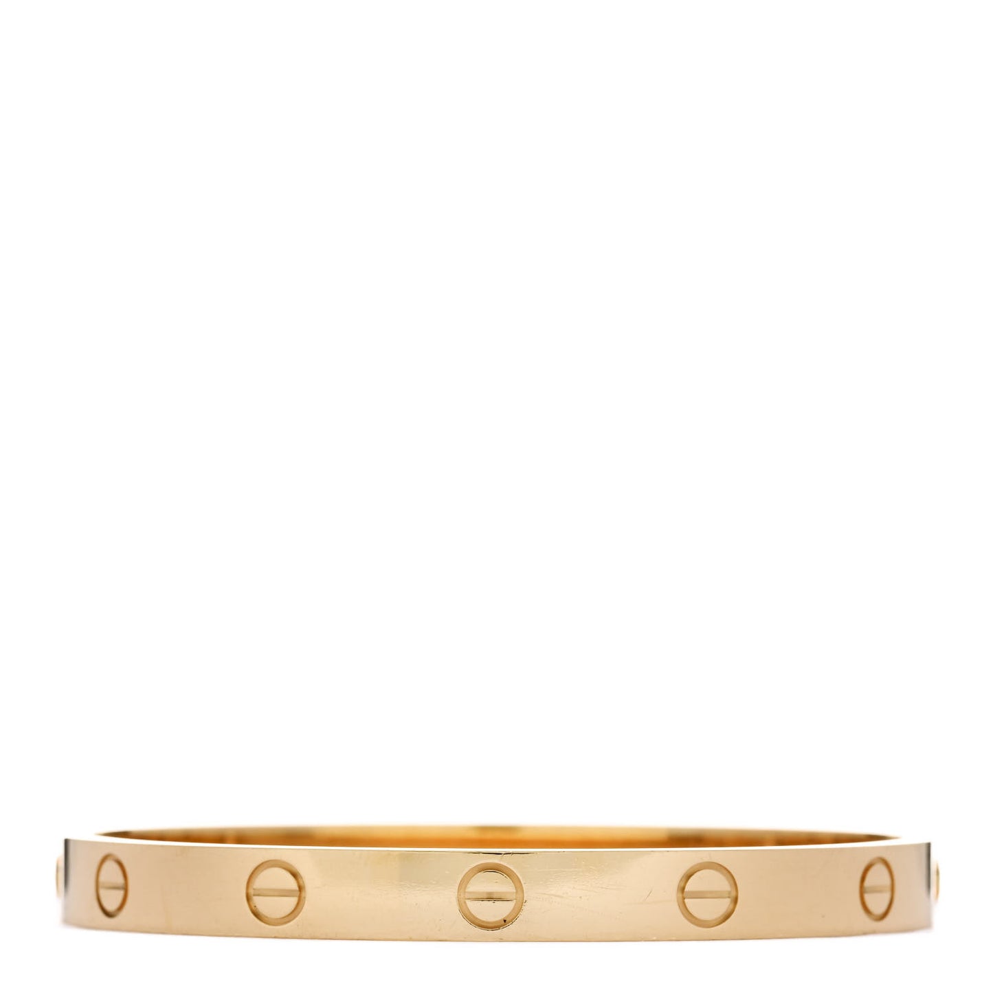 18K Yellow Gold LOVE Bracelet 17