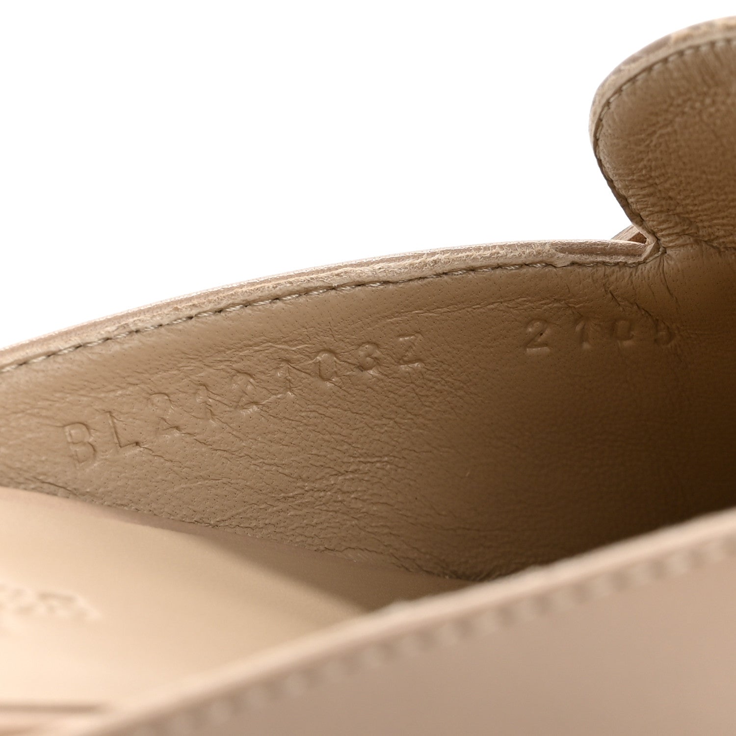 Hermes Shiny Lizard Calfskin Oz Mules 36 Beige Sarrazin 9 of 10
