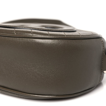 Gucci Sakai Be Green Calfskin Diagonal Stitched Mini Blondie Shoulder Bag Craclet Brown 10 of 10