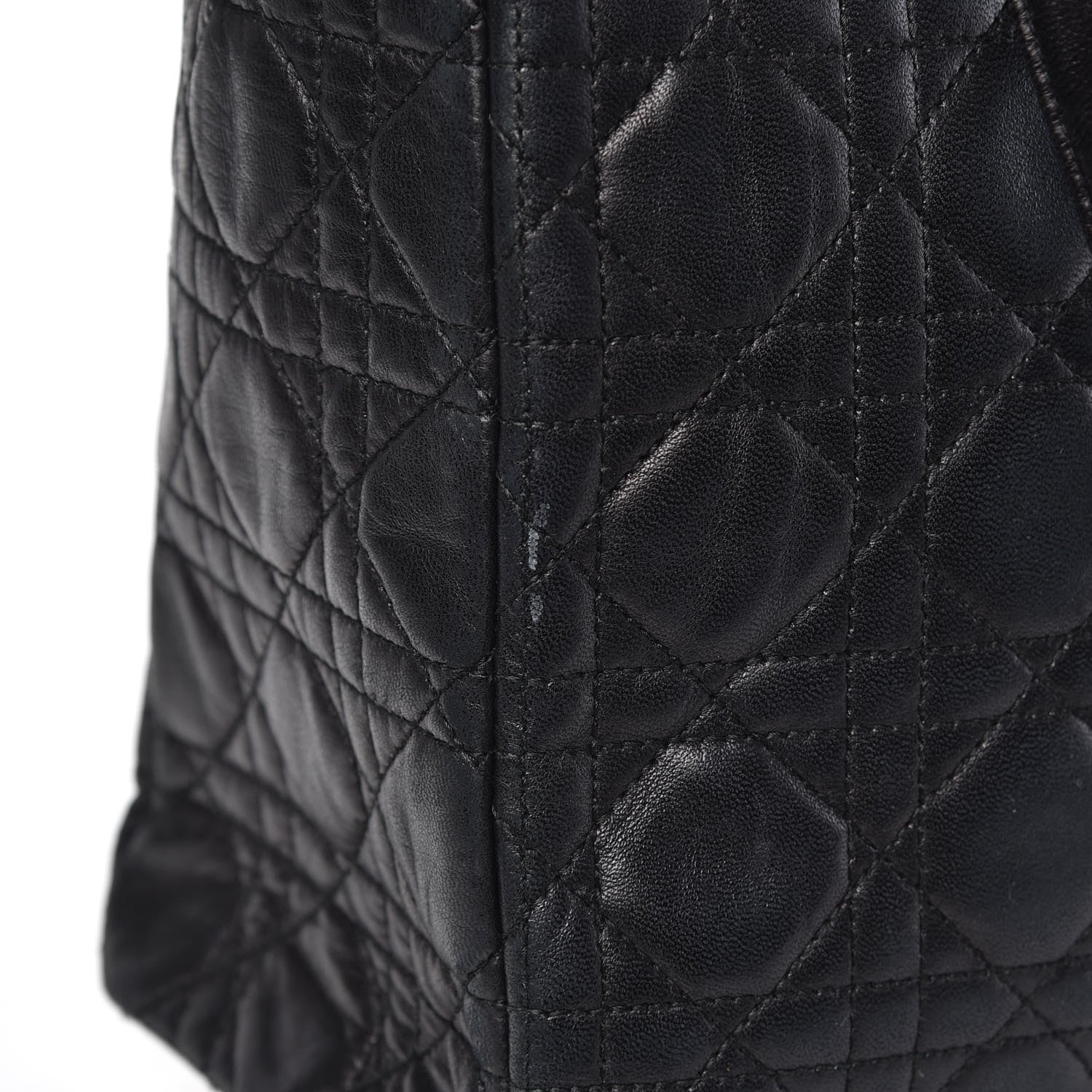 Christian Dior Lambskin Cannage Large Lady Dior Black 11 of 11