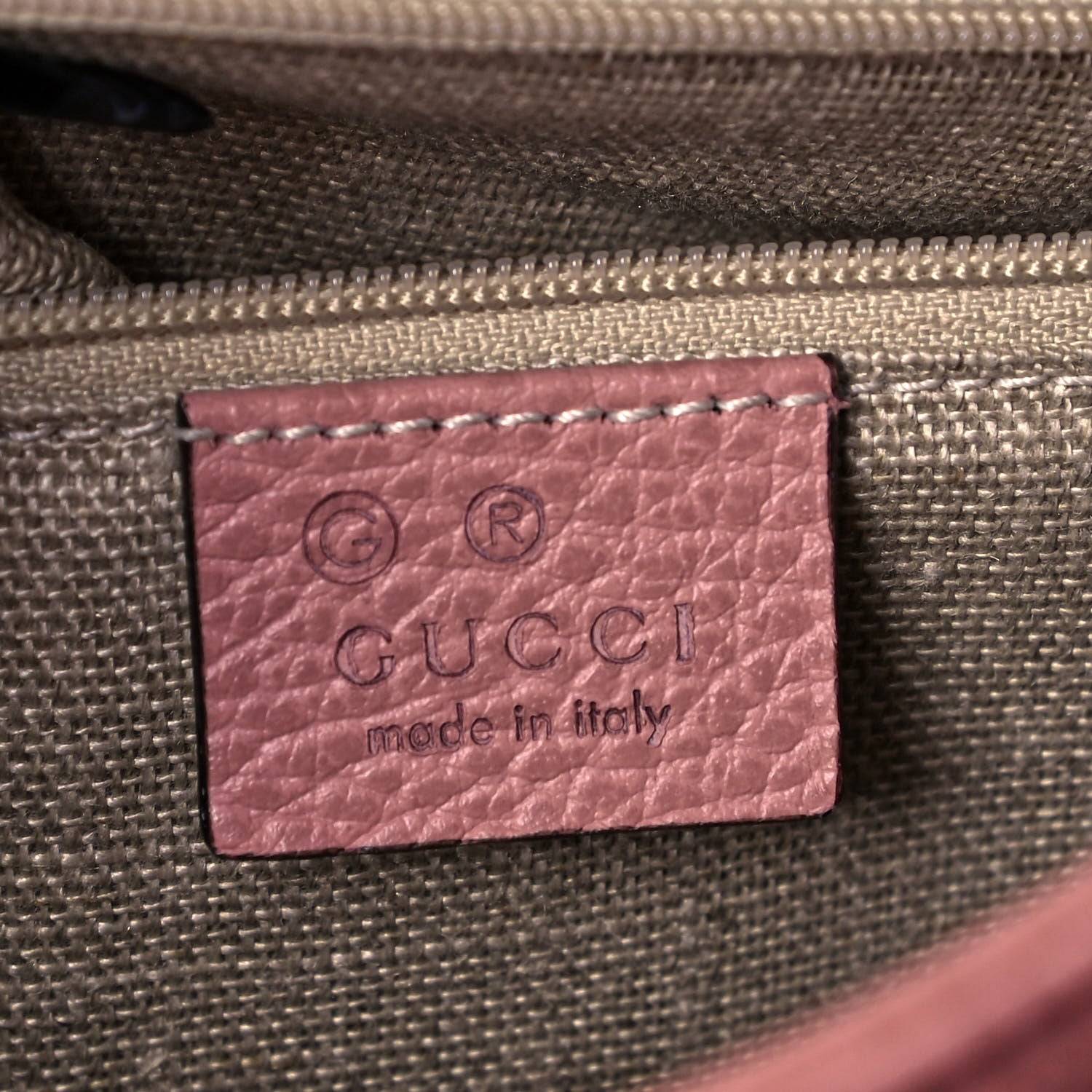 Gucci Dollar Calfskin Medium Interlocking G Top Handle Shoulder Bag Soft Pink 6 of 9