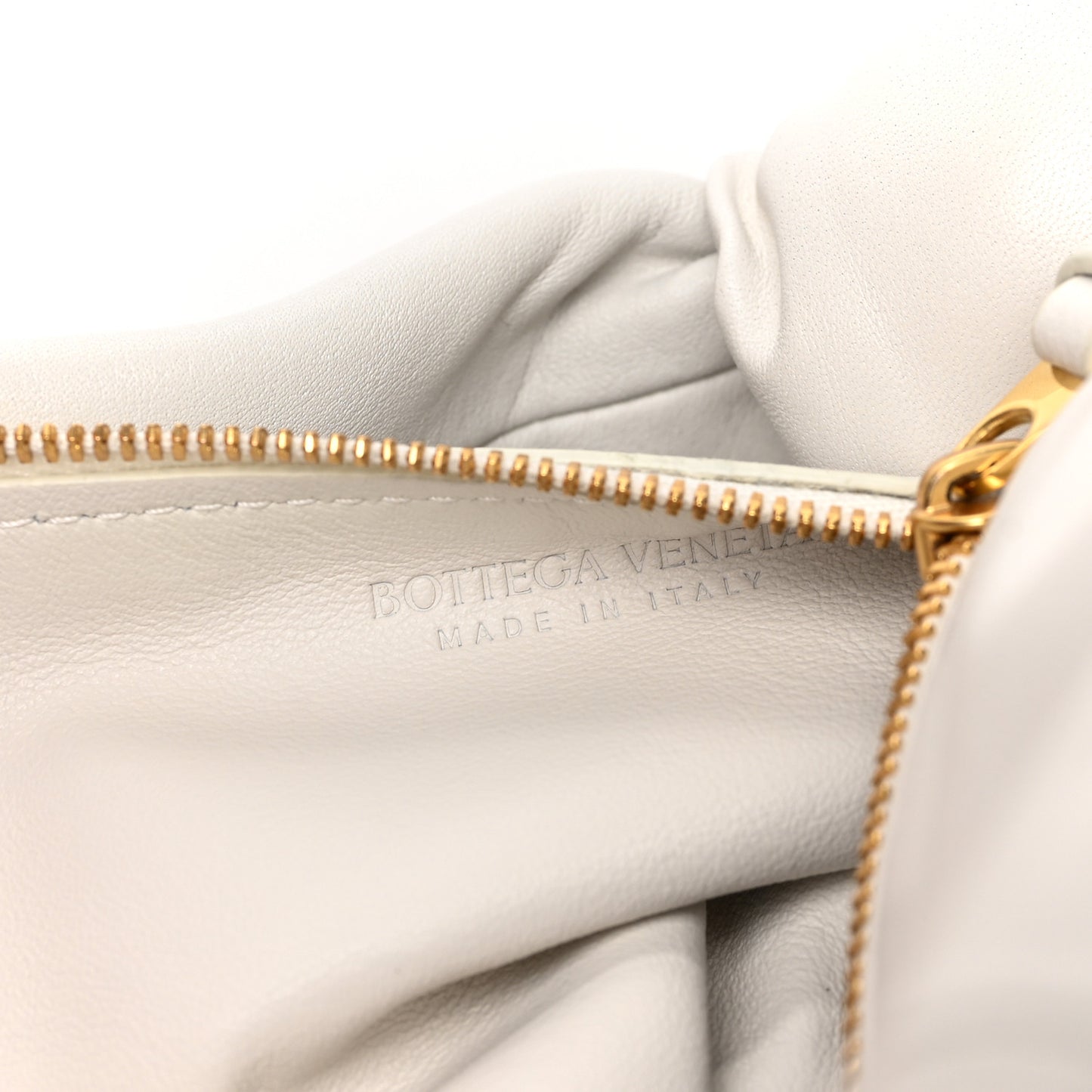 Calfskin Mini Double Knot Bag White