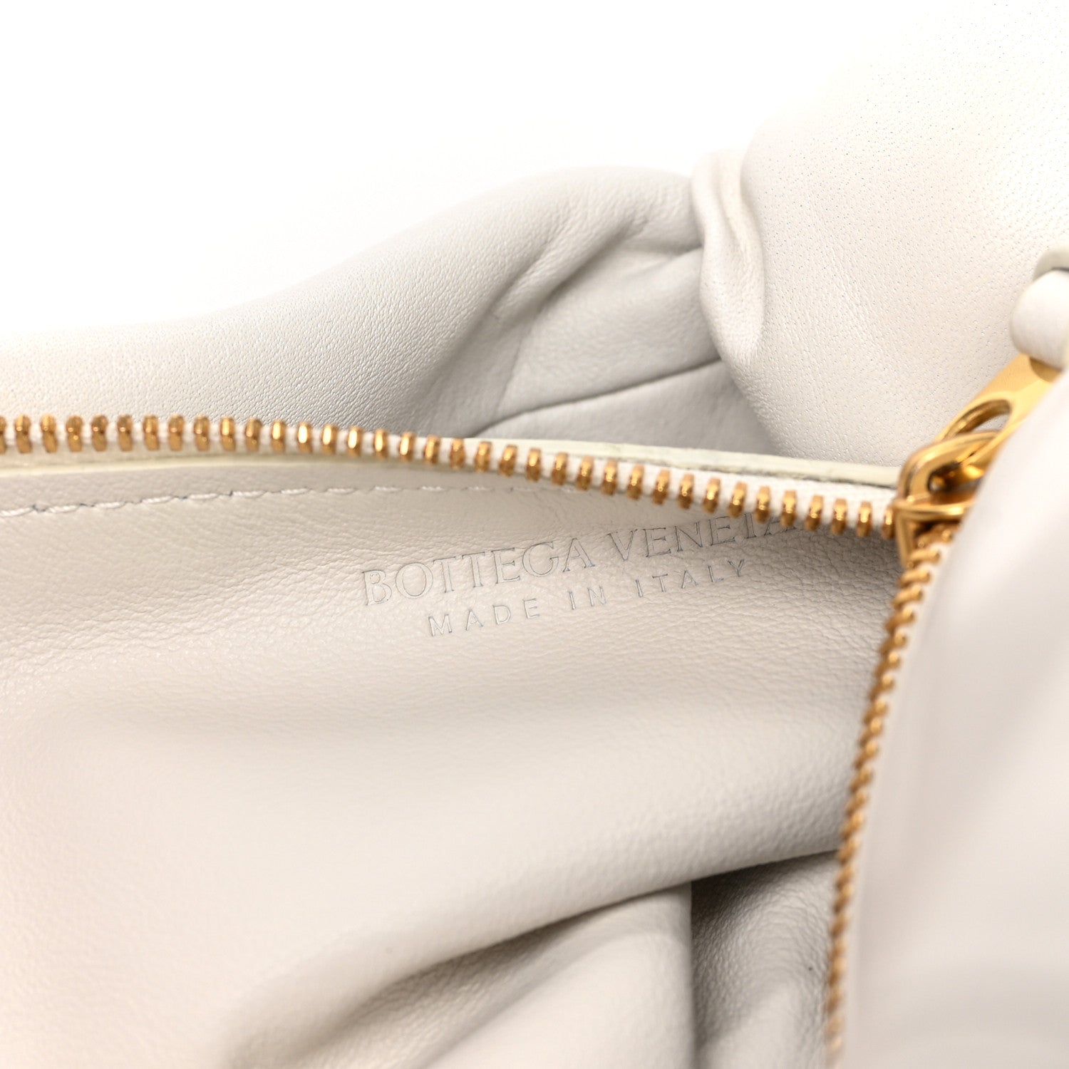 Bottega Veneta Calfskin Mini Double Knot Bag White 6 of 9