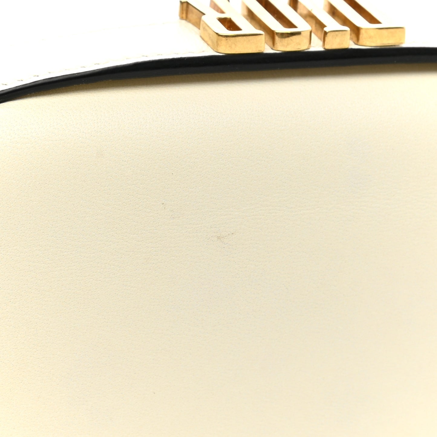 Lambskin Embroidered Le Soleil Tarot Pouch Clutch Latte