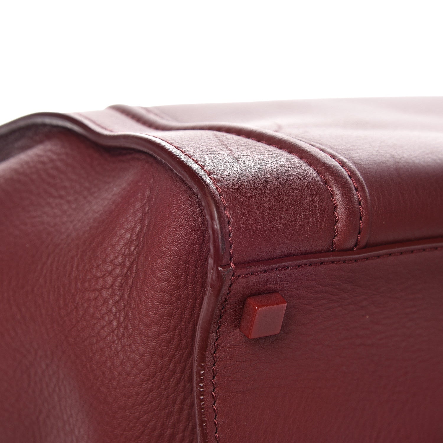 Celine Supple Calfskin Medium Phantom Luggage Burgundy 13 of 19