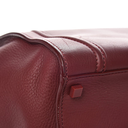 Celine Supple Calfskin Medium Phantom Luggage Burgundy 13 of 19