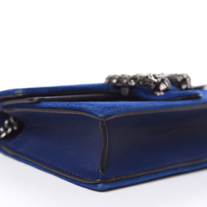 Gucci Velvet Super Mini Dionysus Shoulder Bag Cobalt 9 of 11