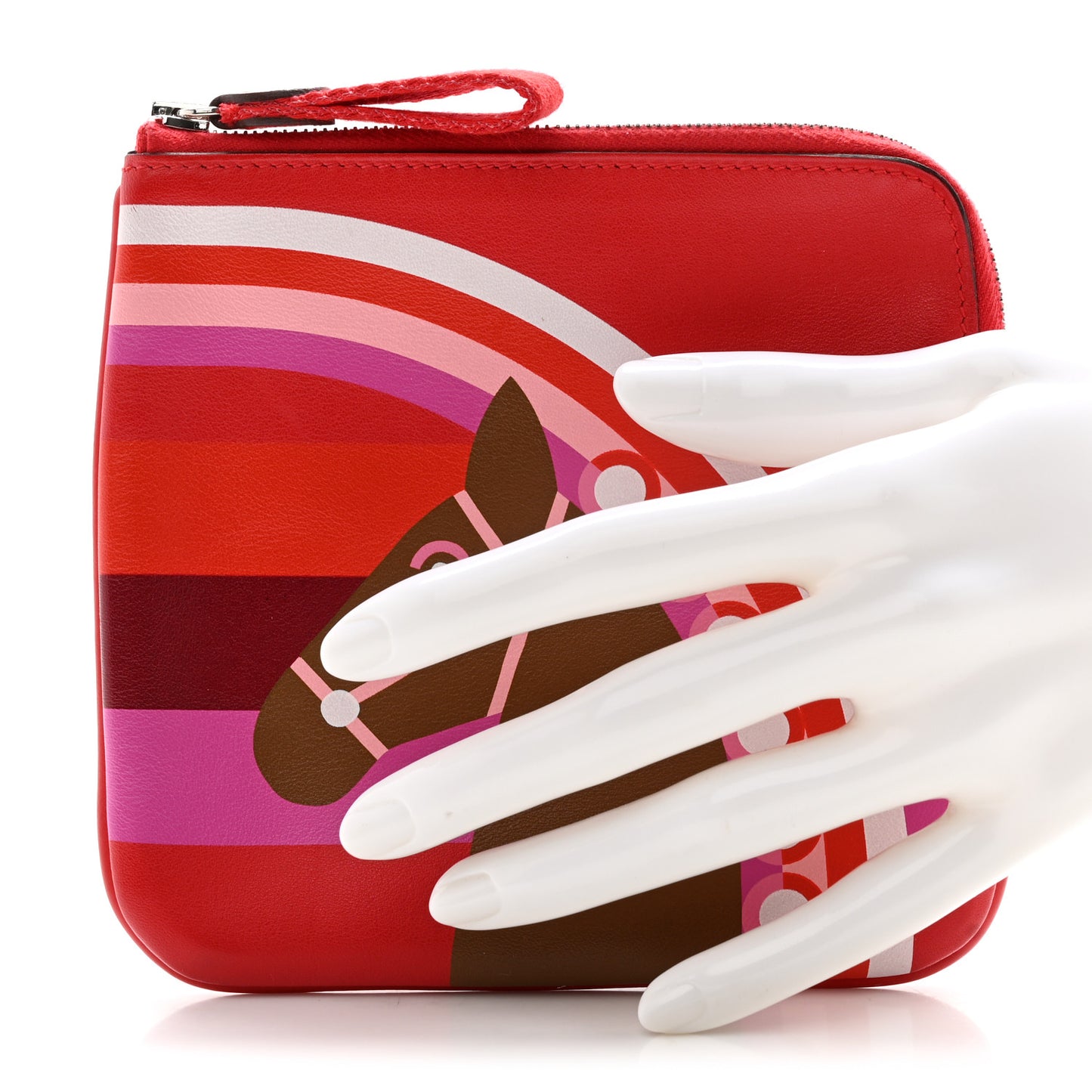 Swift Carre Rainbow Love Pocket Pouch Rouge Coeur Alezan