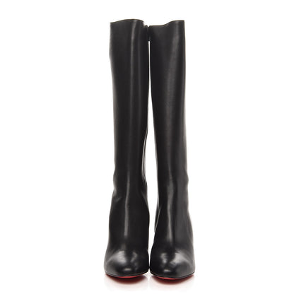 Christian Louboutin Calfskin Stefy Botte 70 Tall Boots 37.5 Black 3 of 8