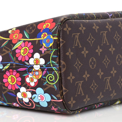 Louis Vuitton LV X TM Monogram Flowers Neverfull MM 9 of 11