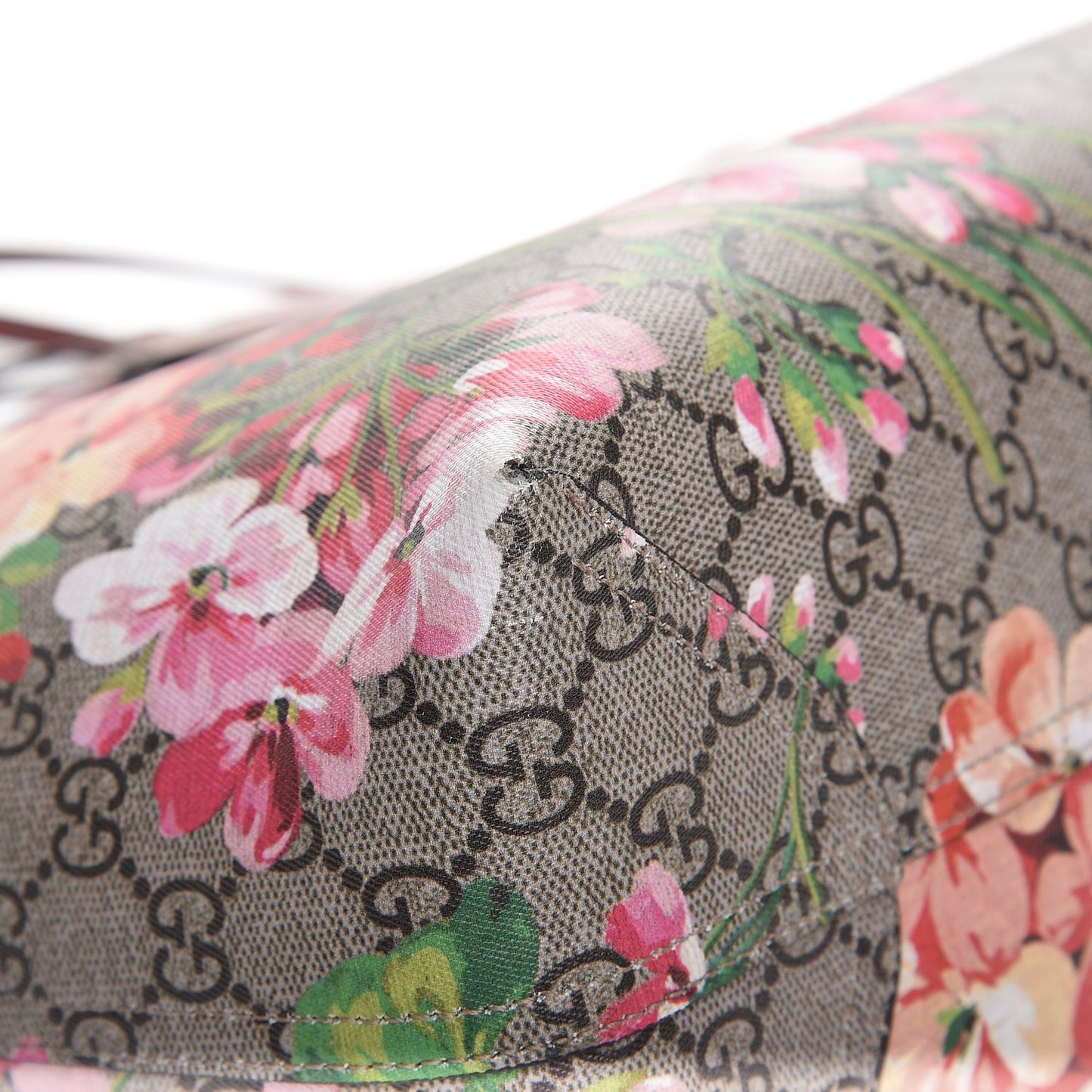 GG Supreme Monogram Blooms Medium Reversible Tote Beige Multicolor Dry Rose