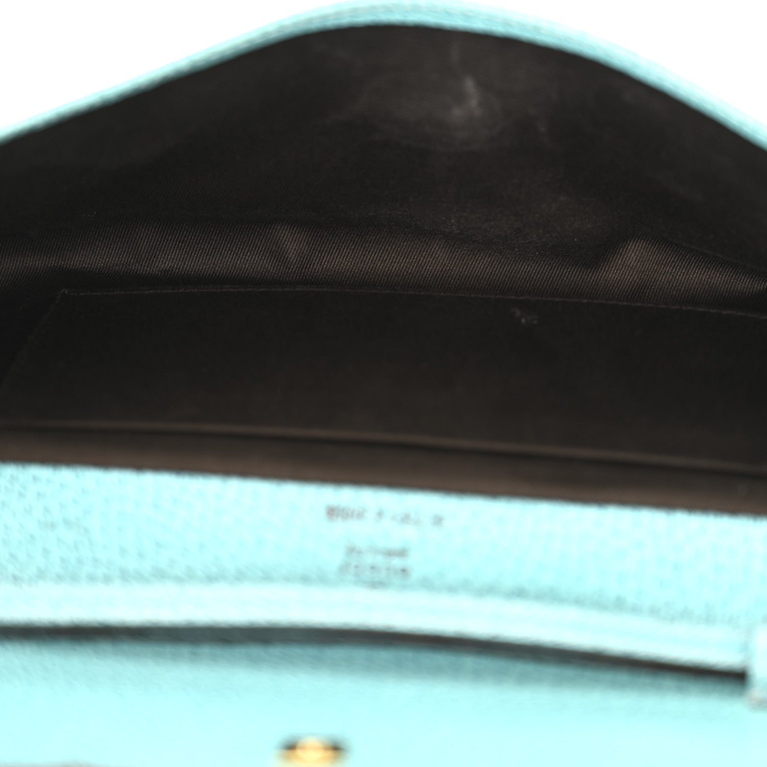 Gucci Monogram Bamboo Bar Clutch Turquoise 5 of 11