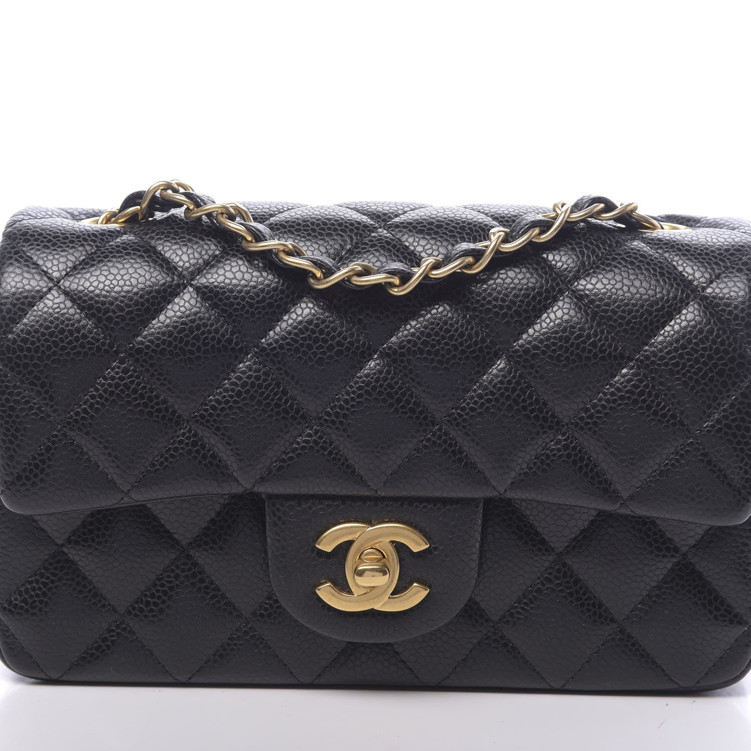 Chanel Caviar Quilted Mini Rectangular Flap Black 8 of 11