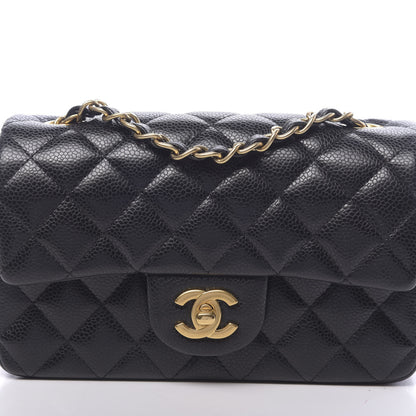 Chanel Caviar Quilted Mini Rectangular Flap Black 8 of 11
