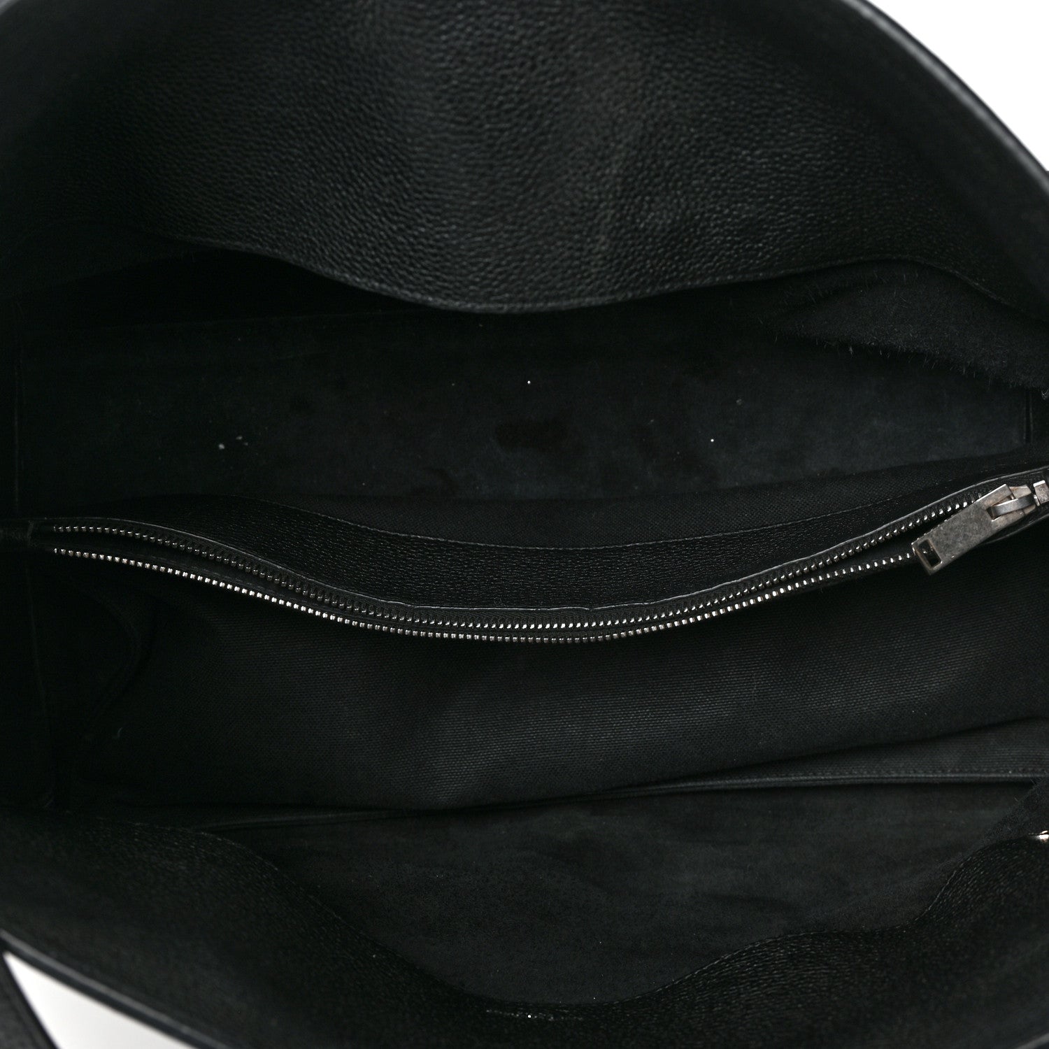 Saint Laurent Grained Calfskin Medium Souple Sac De Jour Black 4 of 8
