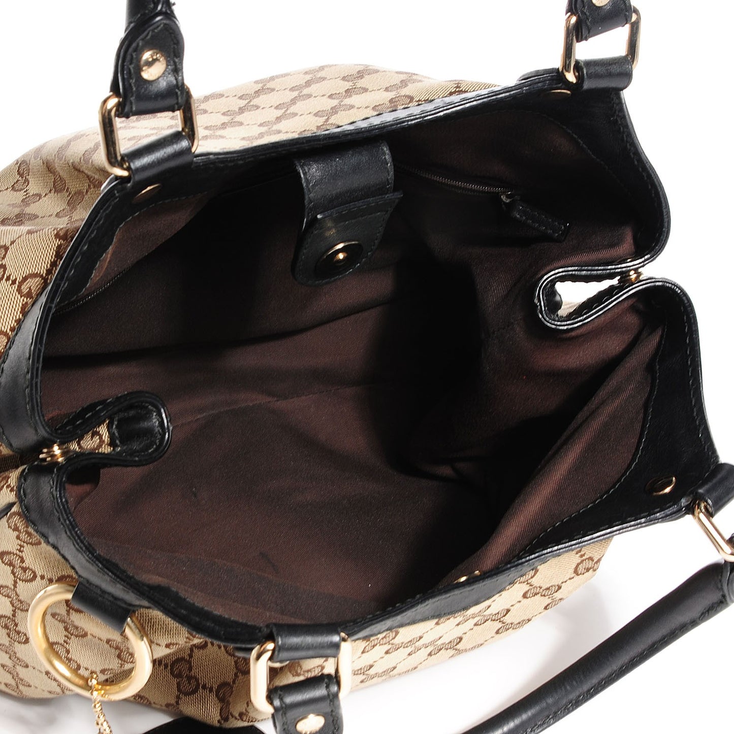 Monogram Medium Sukey Tote Dark Brown
