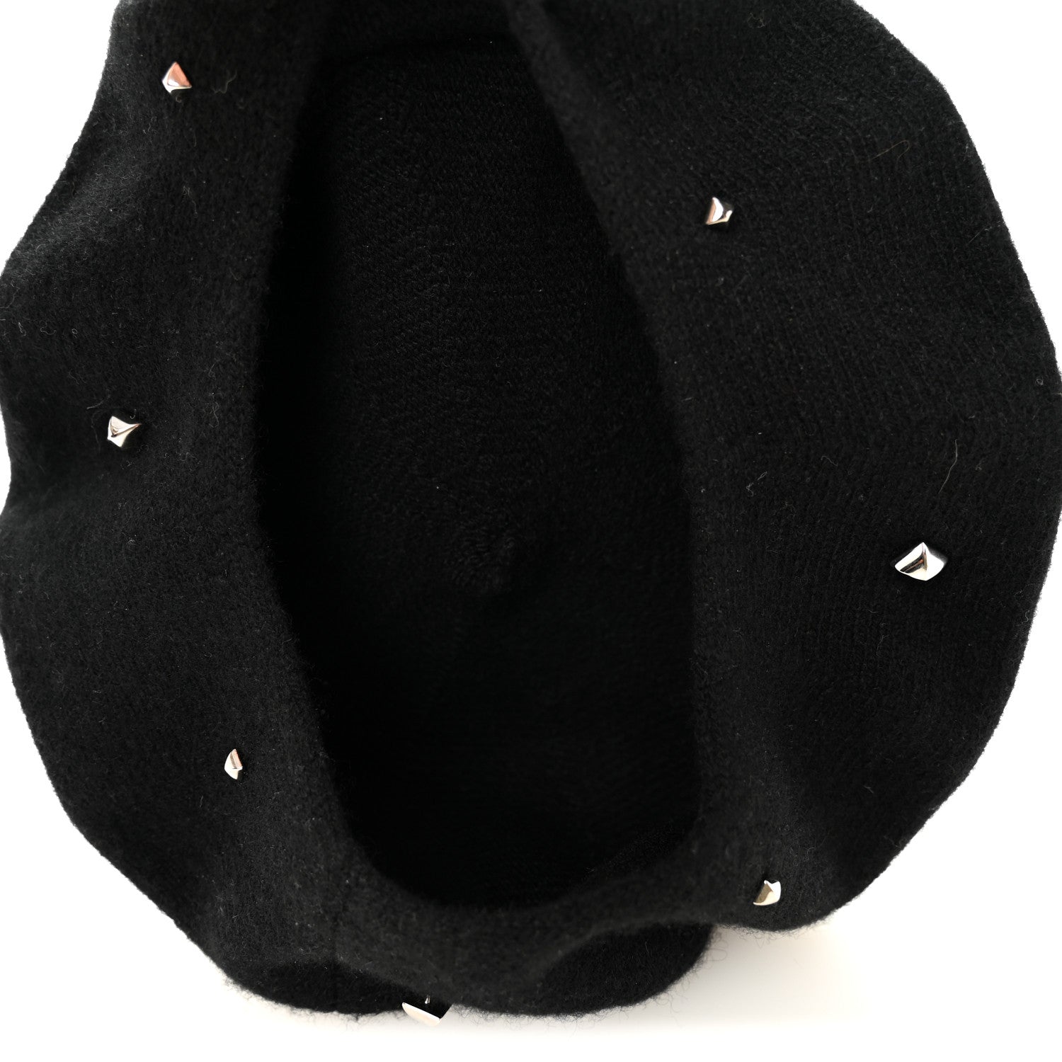 Hermes Cashmere Medor Studded Darling Beret S Black 7 of 9