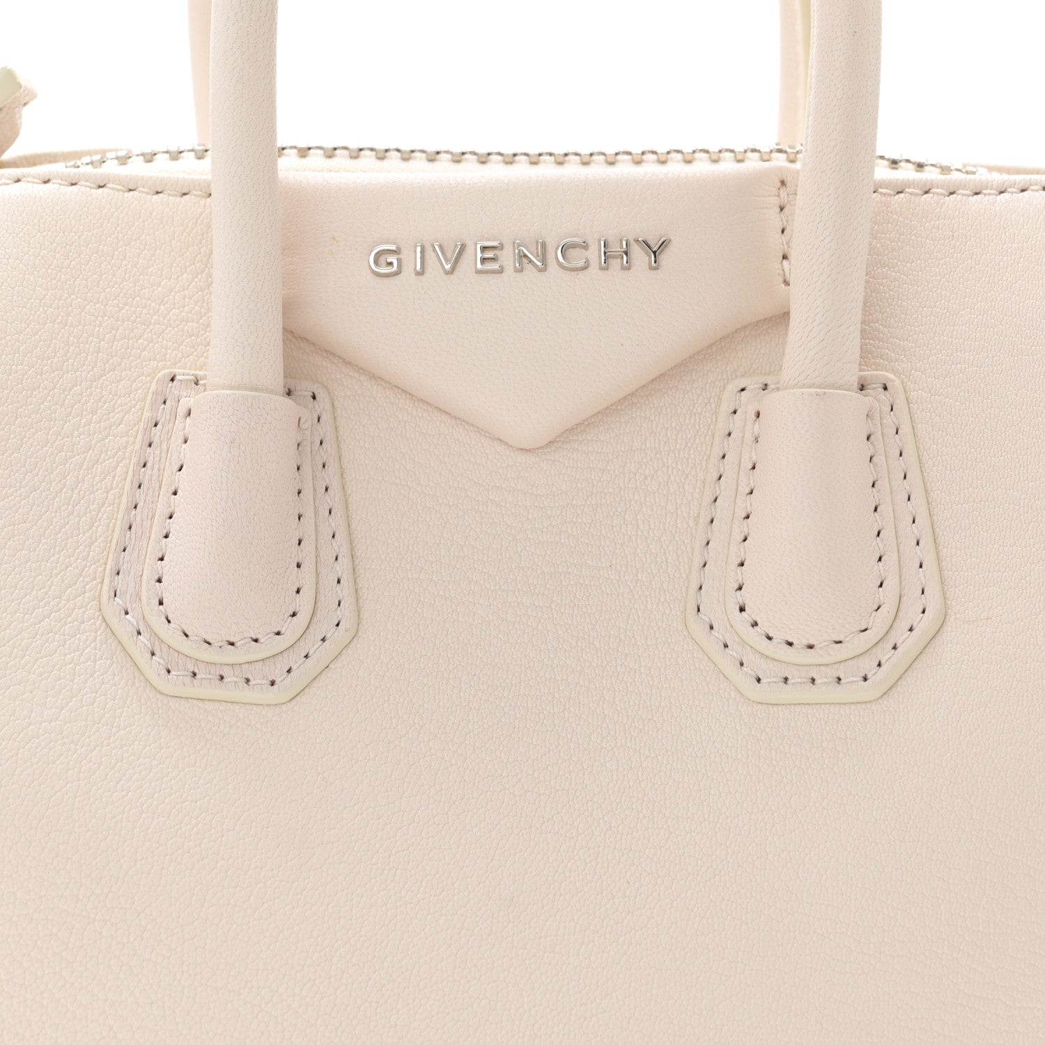Givenchy Sugar Goatskin Mini Antigona Off White 8 of 11