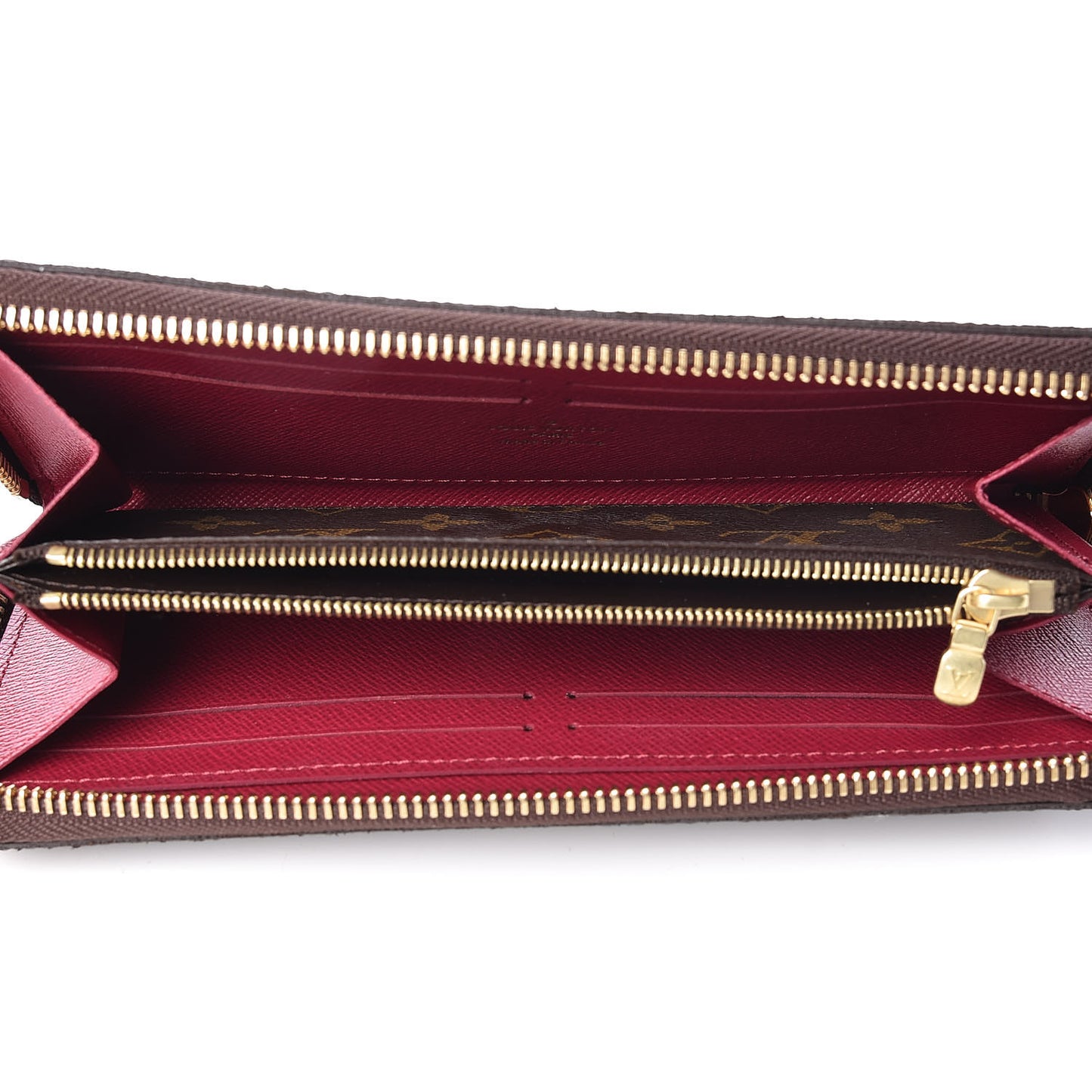Monogram Clemence Wallet Fuchsia