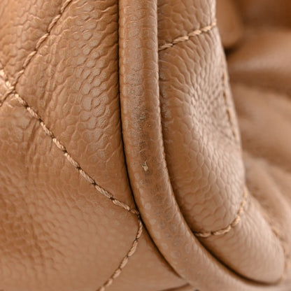 Chanel Caviar Quilted CC Timeless Bowler Dark Beige 11 of 15