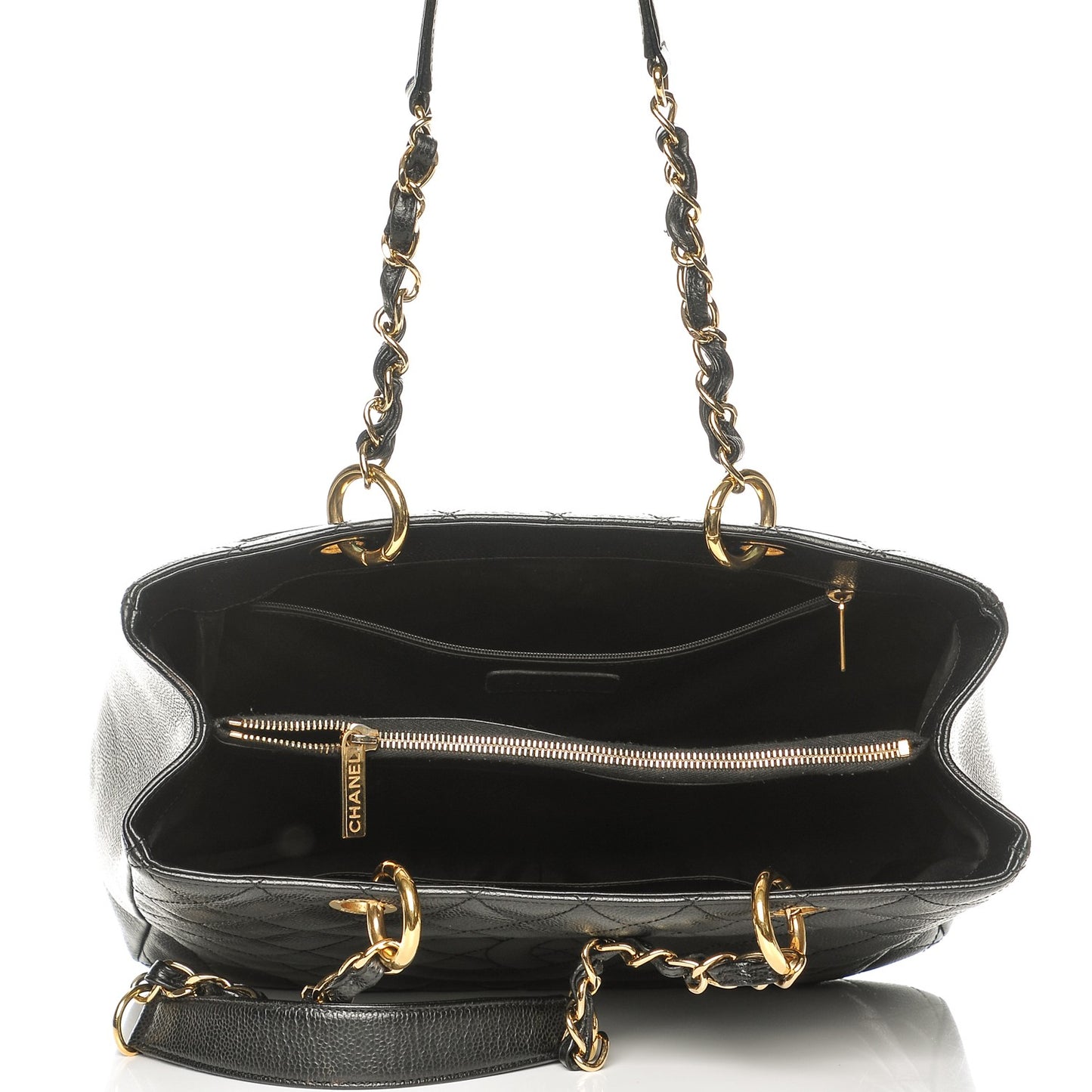 Caviar Grand Shopping Tote GST Black