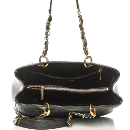 Chanel Caviar Grand Shopping Tote GST Black 5 of 7