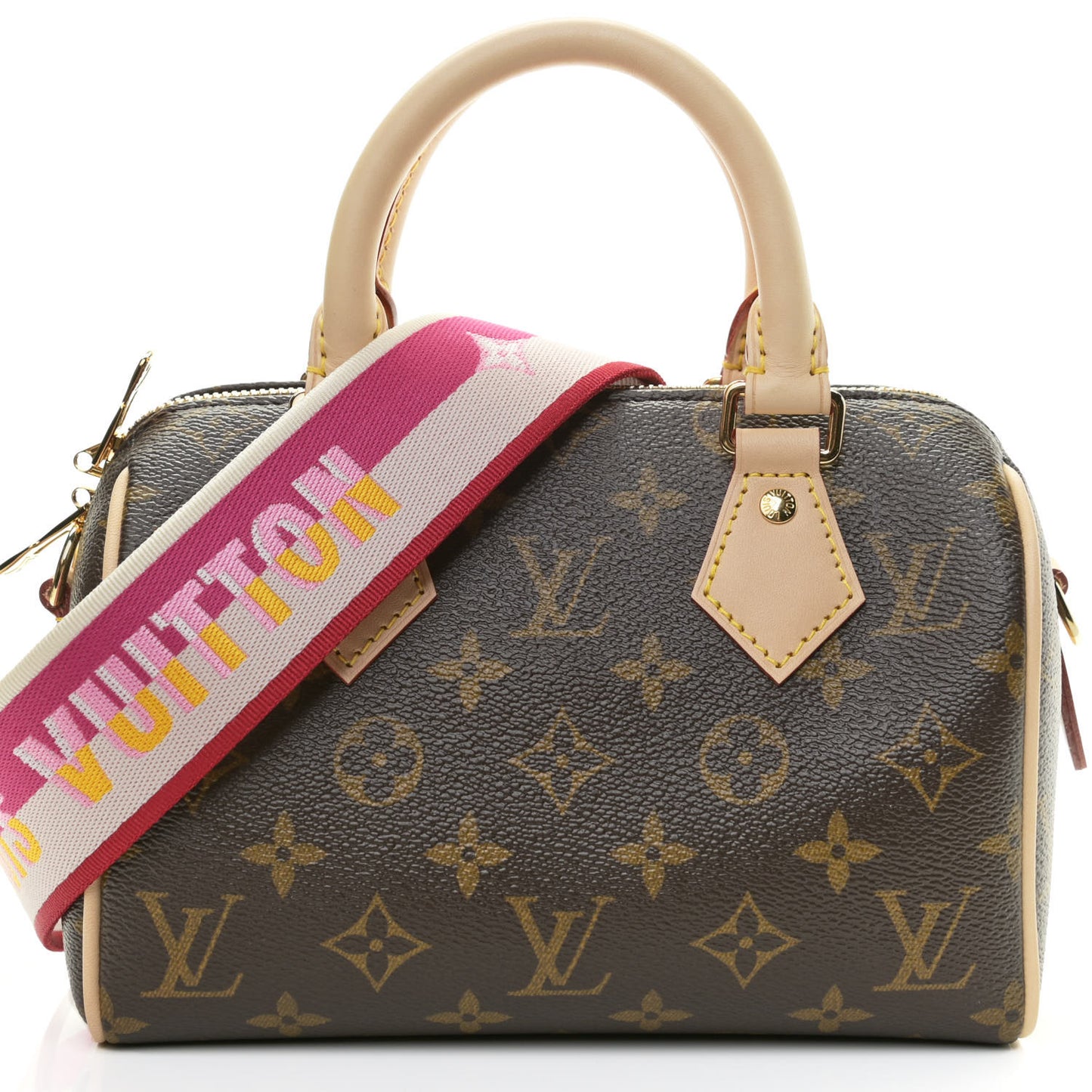 Monogram Speedy Bandouliere 20 Fuchsia