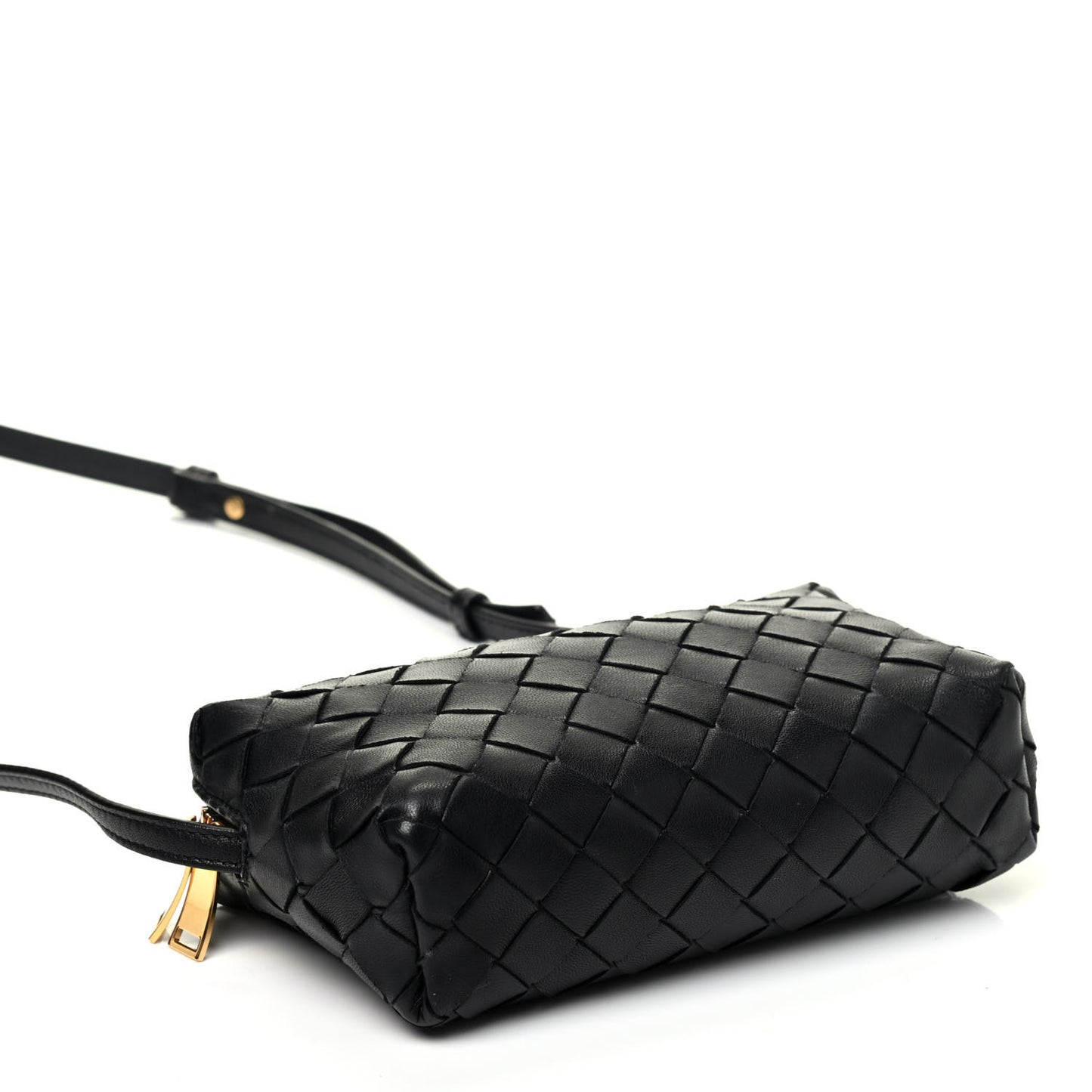 Nappa Intrecciato Mini Crossbody Black