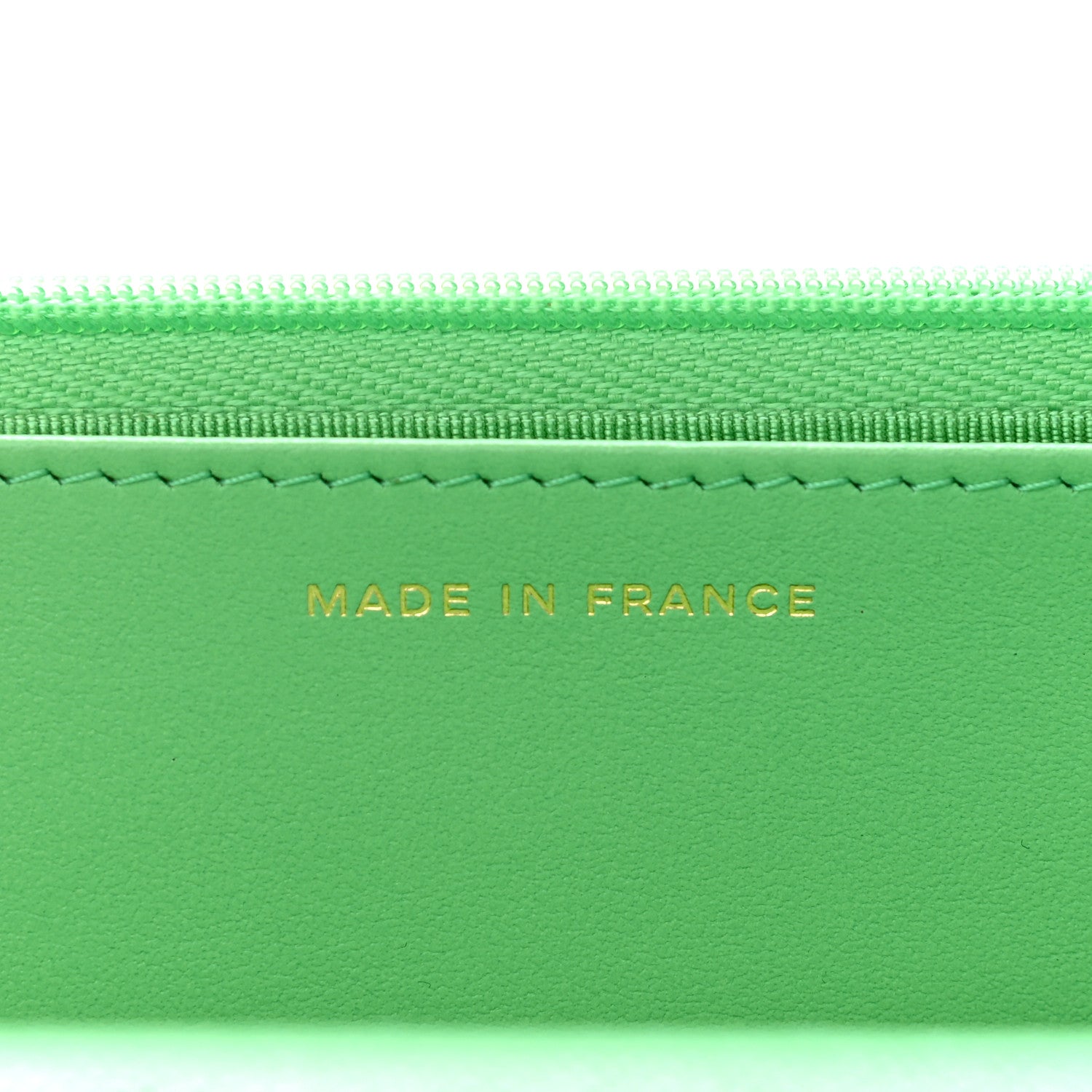 Chanel Caviar Quilted Wallet On Chain WOC Light Green 7 of 10