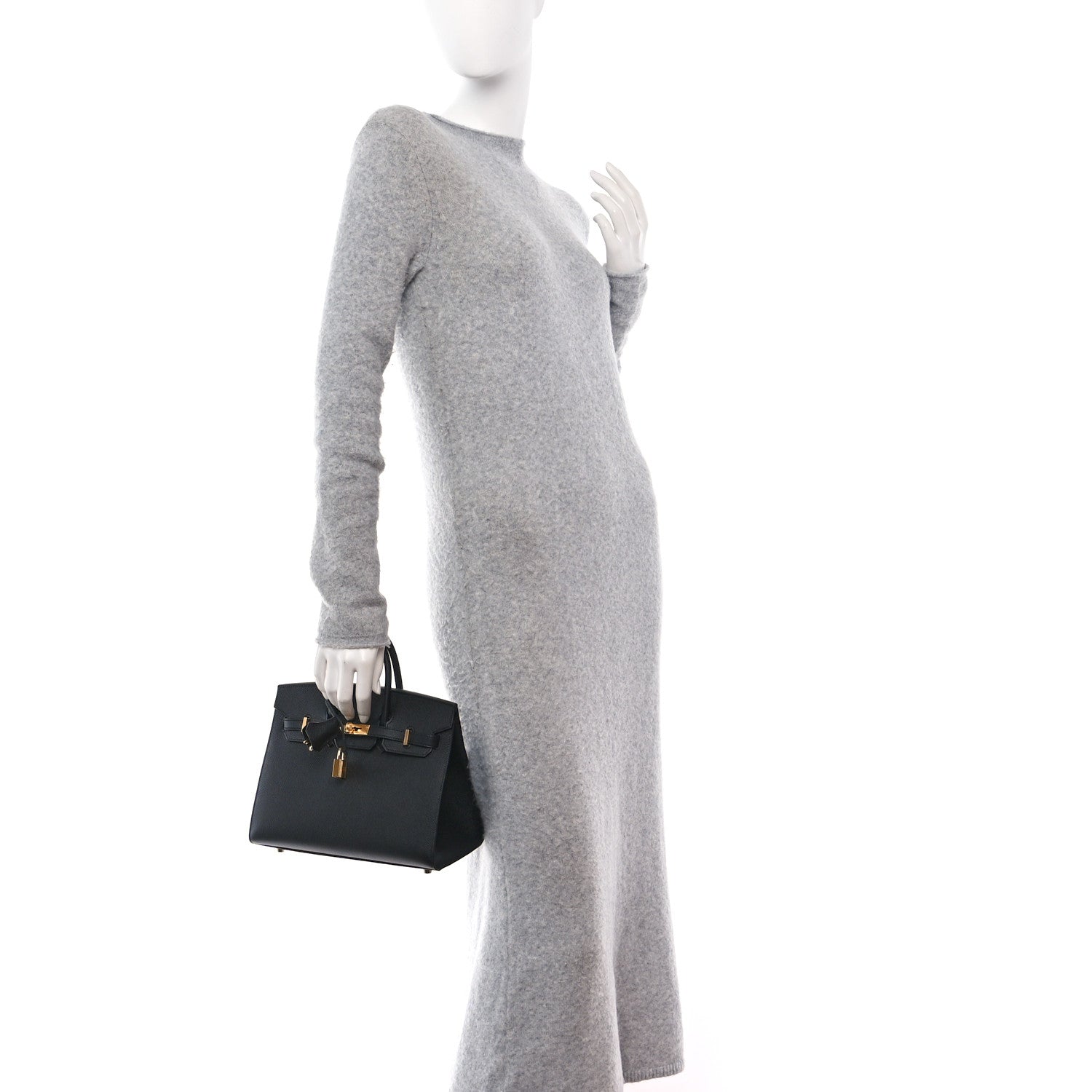 Hermes Epsom Birkin Sellier 25 Black 2 of 11