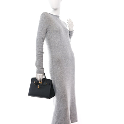 Hermes Epsom Birkin Sellier 25 Black 2 of 11