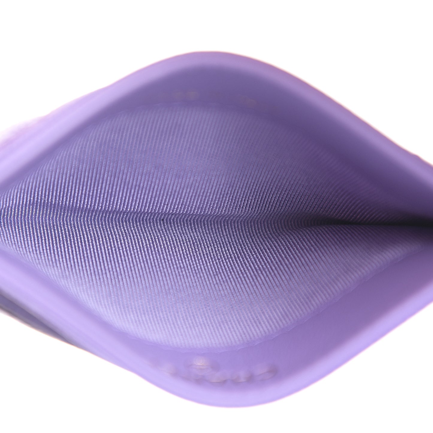Caviar Quilted Card Holder Purple