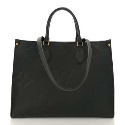 Louis Vuitton Empreinte Monogram Giant OnTheGo MM Black 1 of 10
