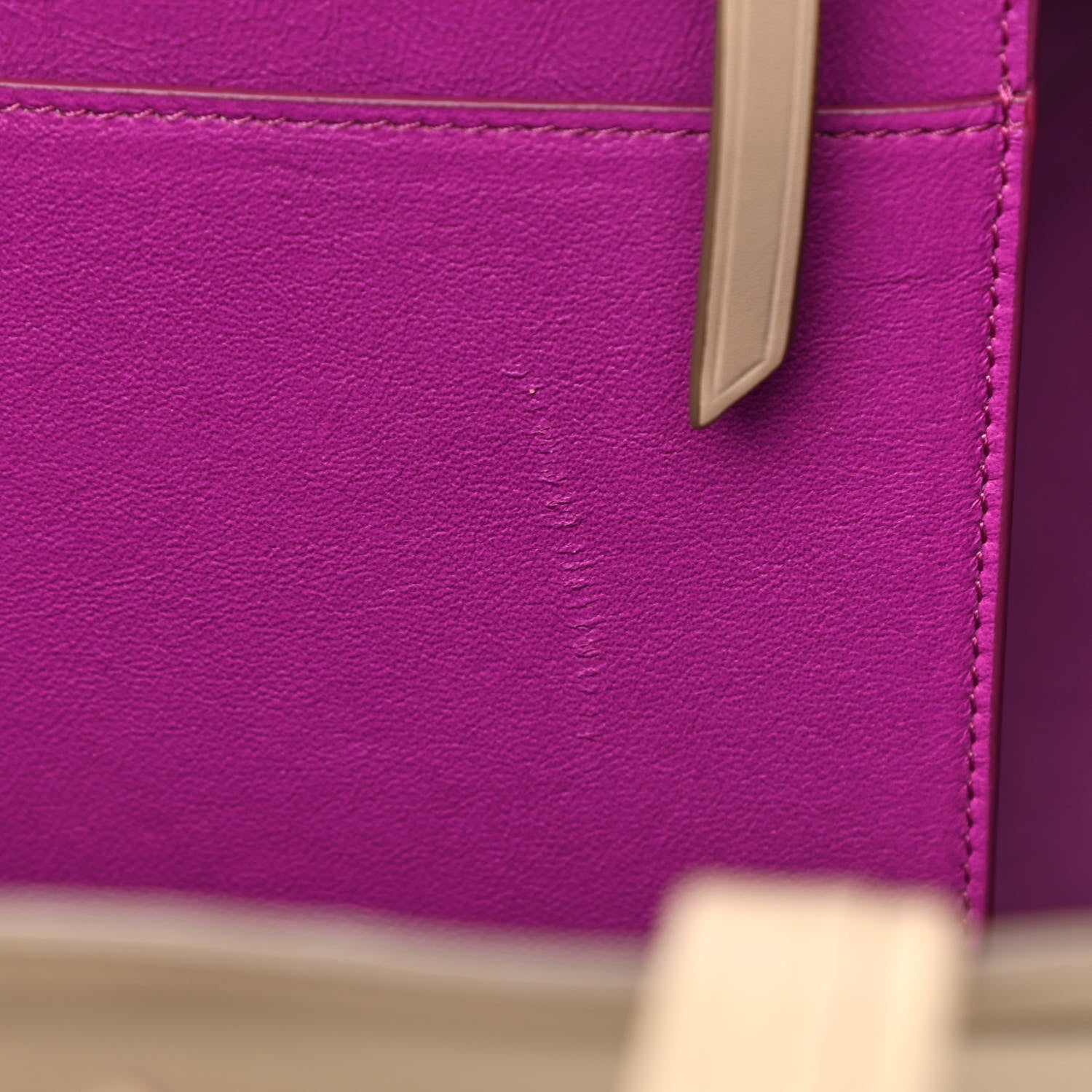 Celine Smooth Calfskin Small Belt Cabas Phantom Beige 9 of 10