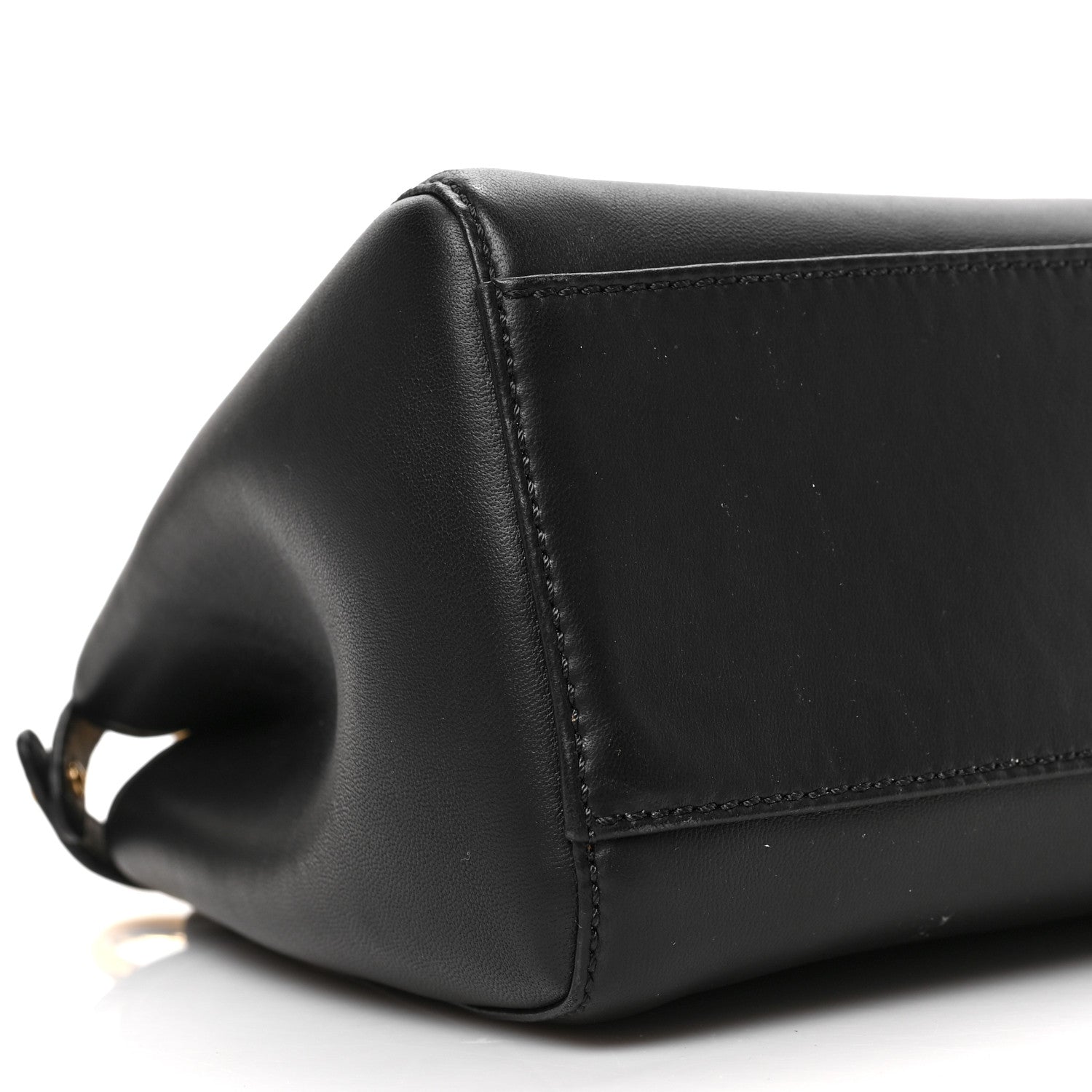 Fendi Nappa Mini Peekaboo Iconic Satchel Black 7 of 8