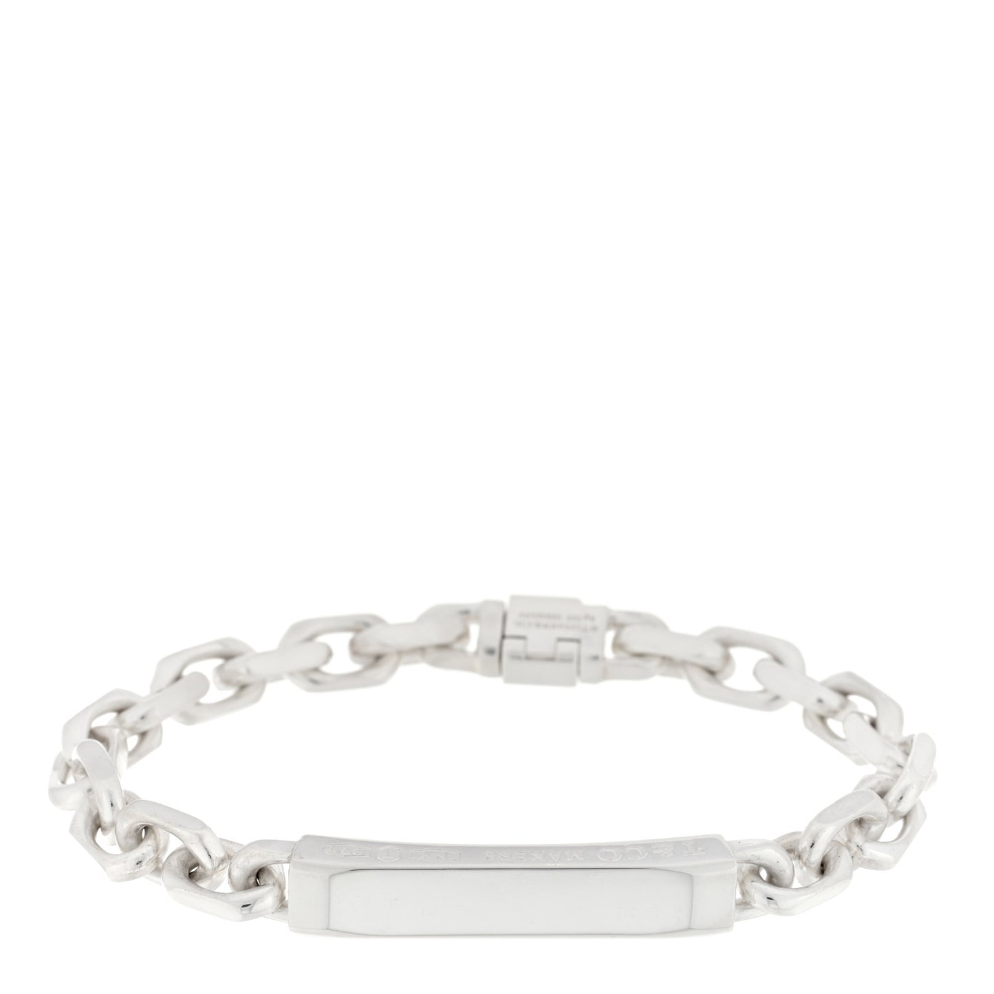 Sterling Silver 1837 Makers ID Chain Bracelet